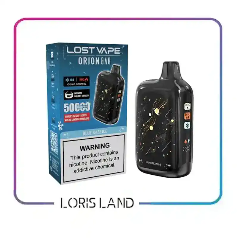 پاد یکبار مصرف بلوبری یخ لاست ویپ 50 هزار پاف